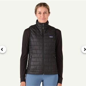 Patagonia Black Quilted Puffer Vest XS